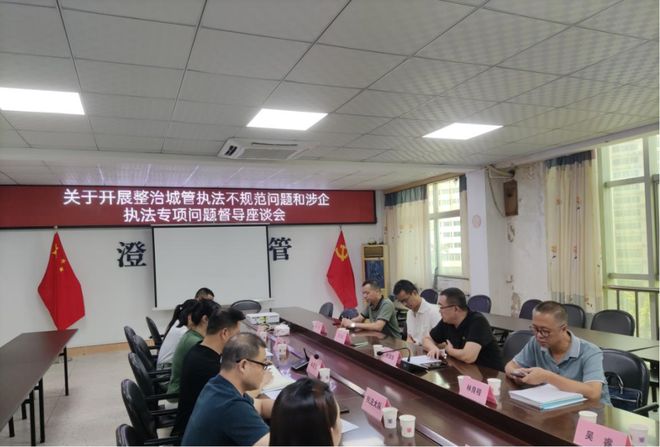 市城管局开展整治城管执法不规范问题和涉企执法专项问题第二阶段督导工作
