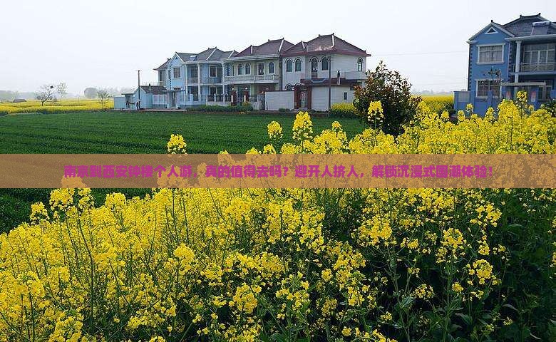 南京到西安钟楼个人游，真的值得去吗？避开人挤人，解锁沉浸式国潮体验！