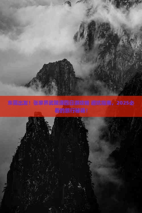 东莞出发！张家界武陵源四日游攻略+避坑指南，2025必看的旅行秘籍！