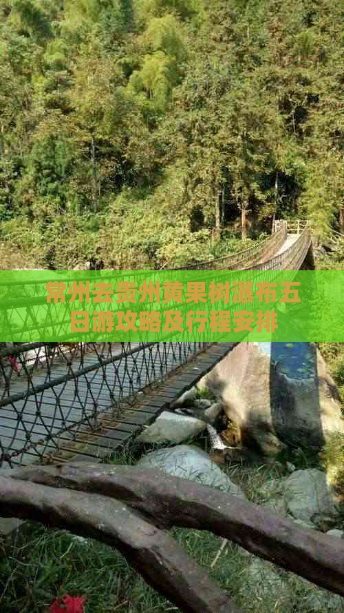 常州去贵州黄果树瀑布五日游